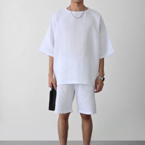 Ensemble culotte lin